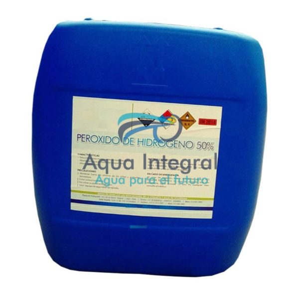 Peroxido de hidrogeno al 50% x 30 Kg