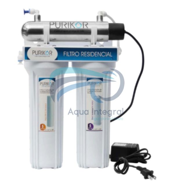 Filtro de agua Uv 0.5 GPM PKF-3UV Purikor